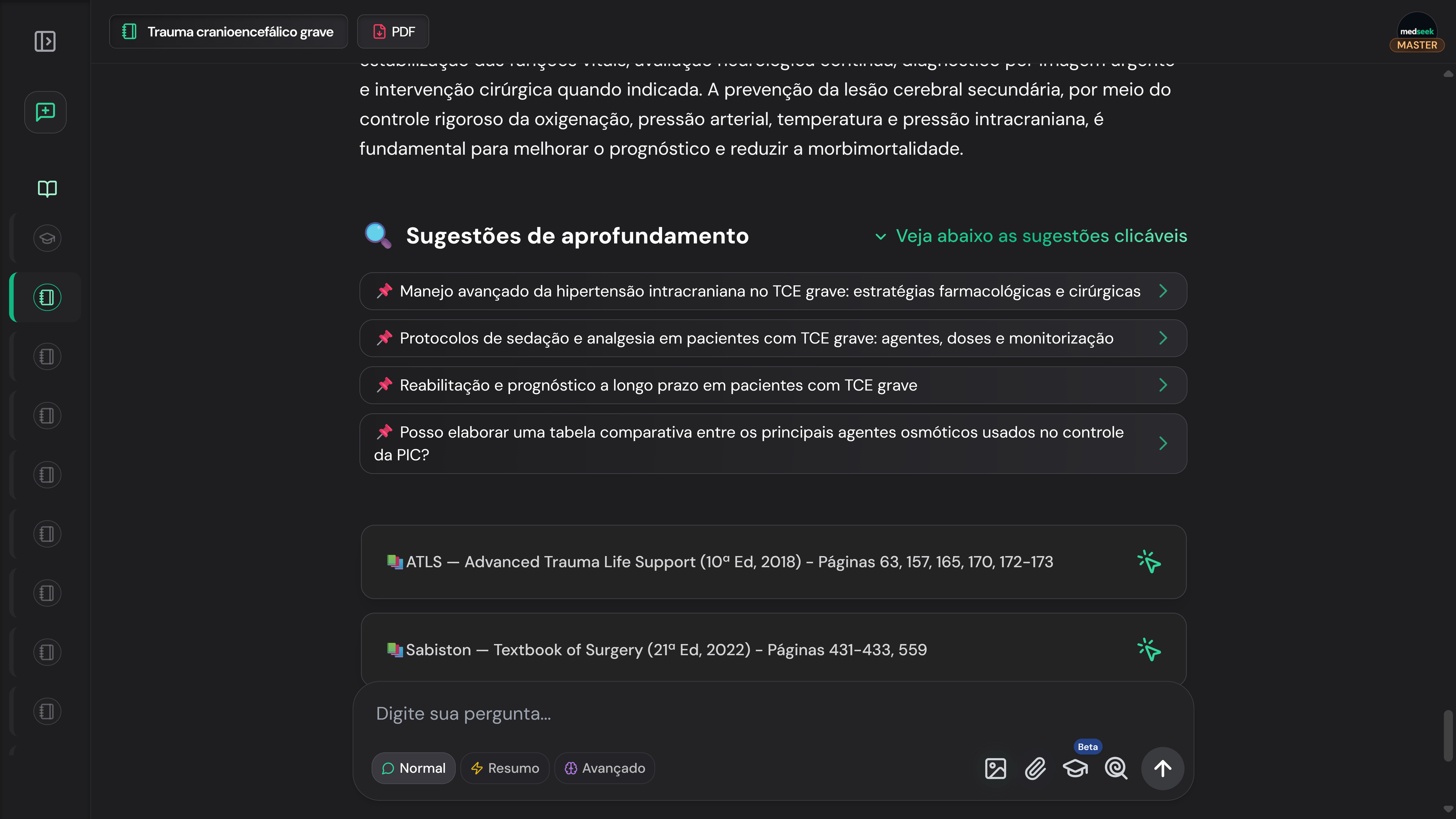 Sugestões Inteligentes